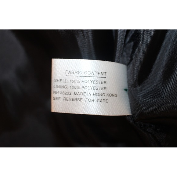 Gallery Black Swing Coat A-Line Button Front Size Medium - Picture 10 of 10